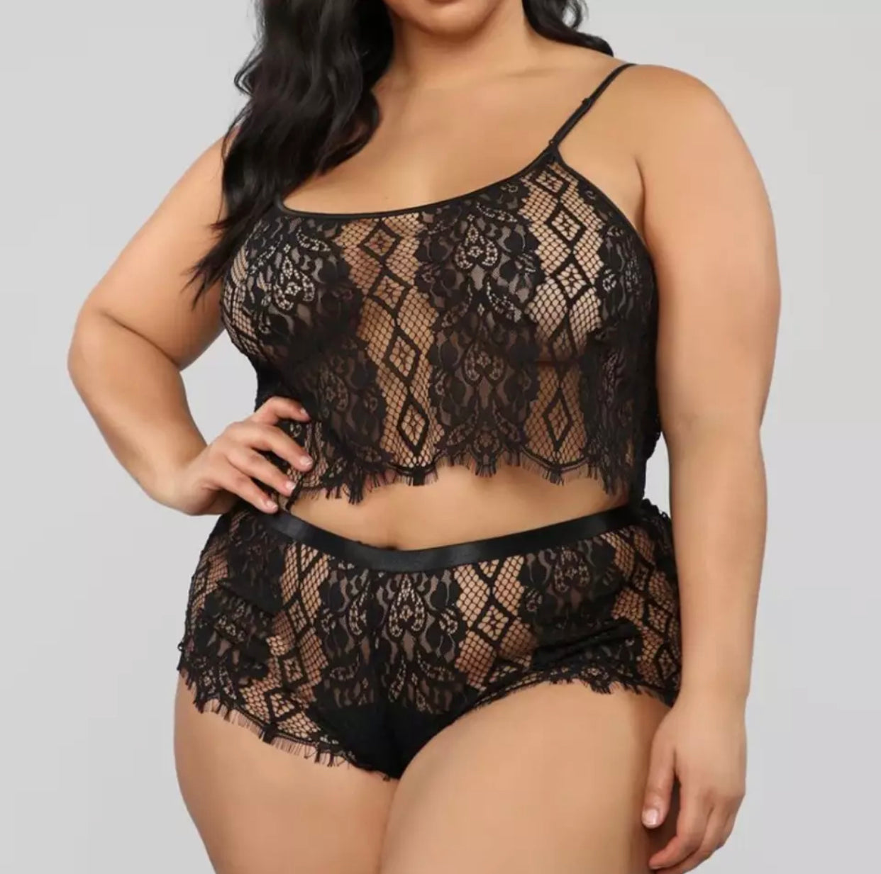 Black Curvy Set